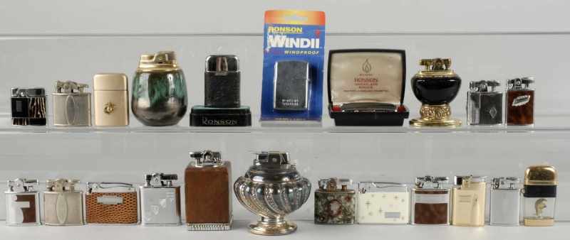 Appraisal: Lot of Approximately Ronson Lighters Condition Good Size Largest T