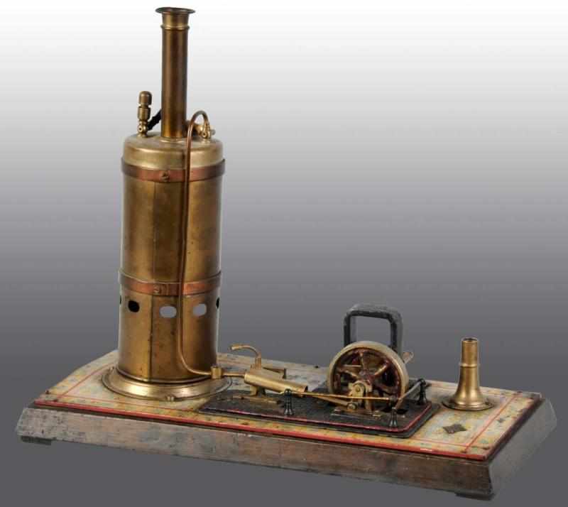 Appraisal: Bing No Vertical Steam Engine Description Ca With Dynamo and