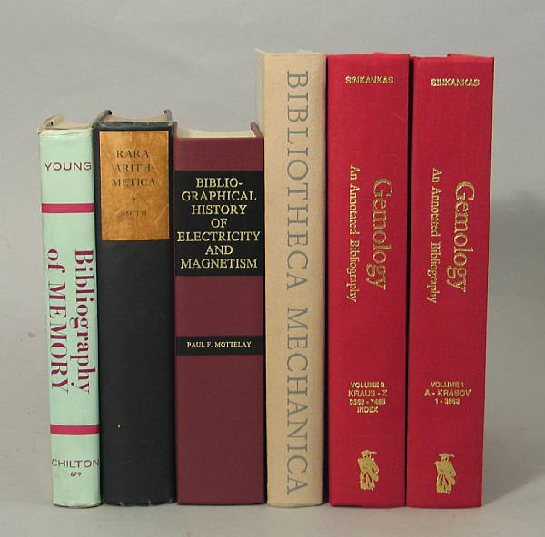 Appraisal: BIBLIOGRAPHY - SCIENCE Approx vols including Sinkankas John Gemology An