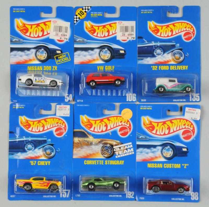 Appraisal: Lot of Mattel Hot Wheels Blue Card Vehicles Description Includes