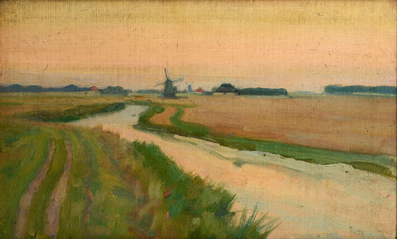 Appraisal: CONNER John Ramsey American - ''Looking South'' Holland Landscape with