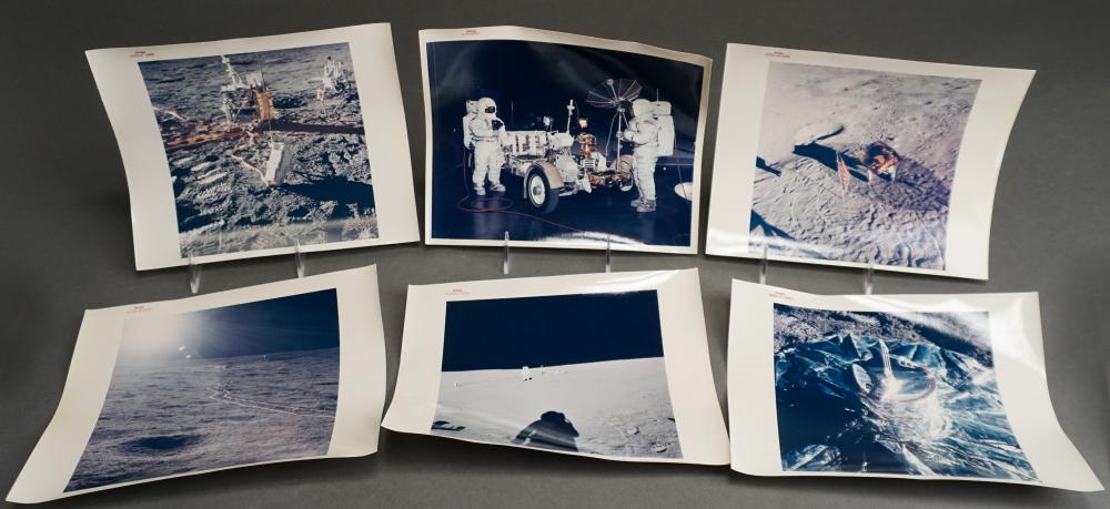 Appraisal: Collection of NASA Red Numbered Apollo and Color Photographs Each