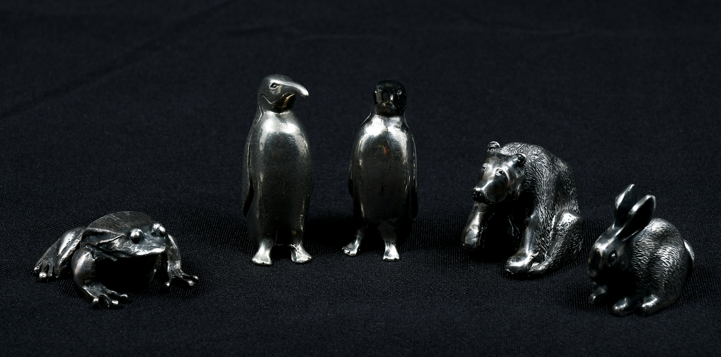 Appraisal: PC S KIRK SONS STERLING SILVER ANIMALS Approx Troy ounces