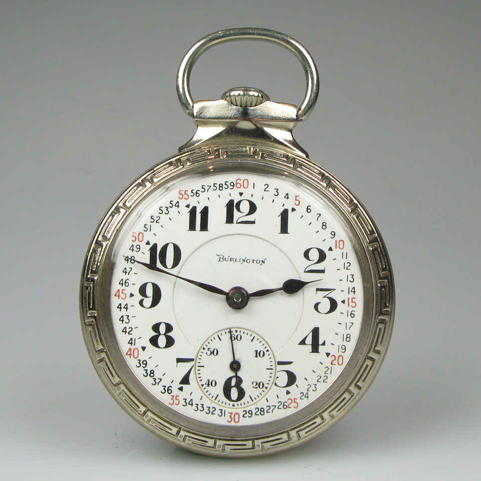 Appraisal: Illinois Watch Co Burlington Watch Co Openface Pocket Watch circa