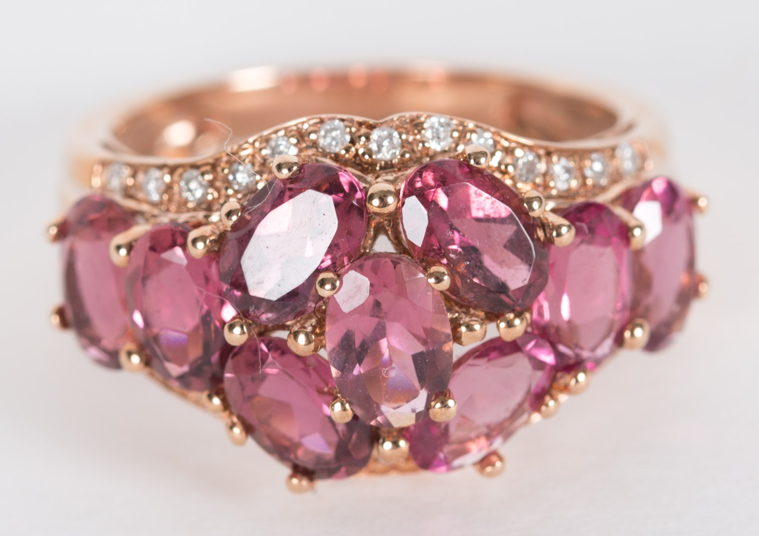 Appraisal: A Pink Tourmaline Ring set in K rose gold with