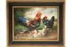 Appraisal: OOP- 'Barnyard Poultry' by Max Hanger Germany - signed 'M