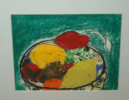 Appraisal: GENEVIEVE DE COUVIER PAIR OF STILL LIFE WORKS PASTEL X