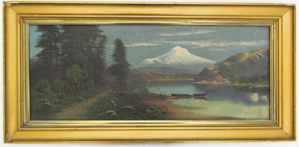 Appraisal: JOHN J ENGLEHART OIL ON CANVAS California - Mount Hood