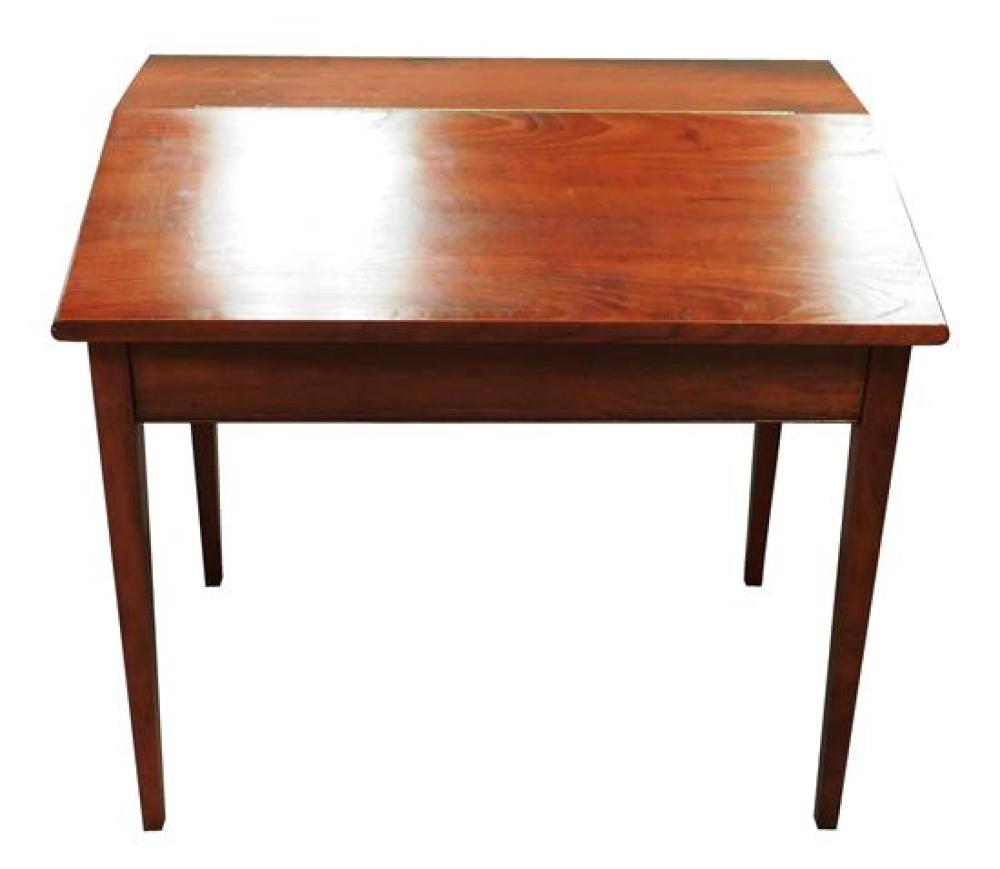 Appraisal: Robert Engvall Canton Connecticut School Master slant lid desk cherry