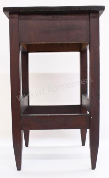 Appraisal: An Arts and Crafts oak stand table tapered square leg