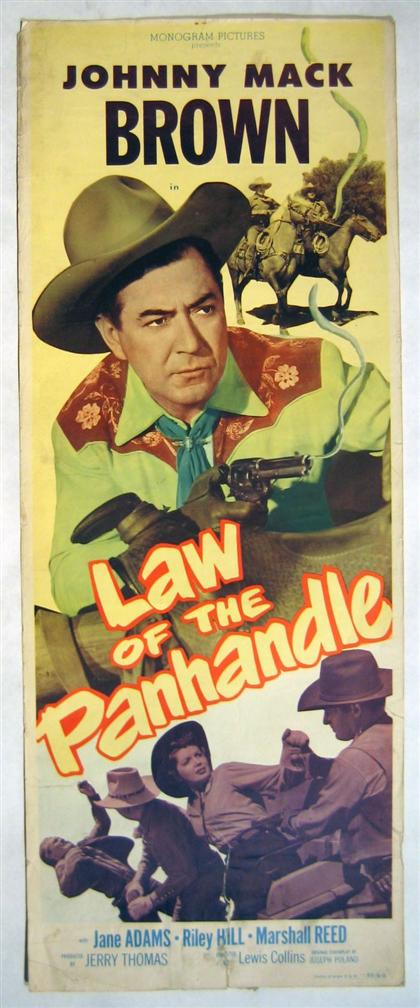 Appraisal: pieces Movie Posters Western Series C Law of The Panhandle