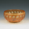 Appraisal: Carnival glass bowl Unmarked Very good condition with some scratches