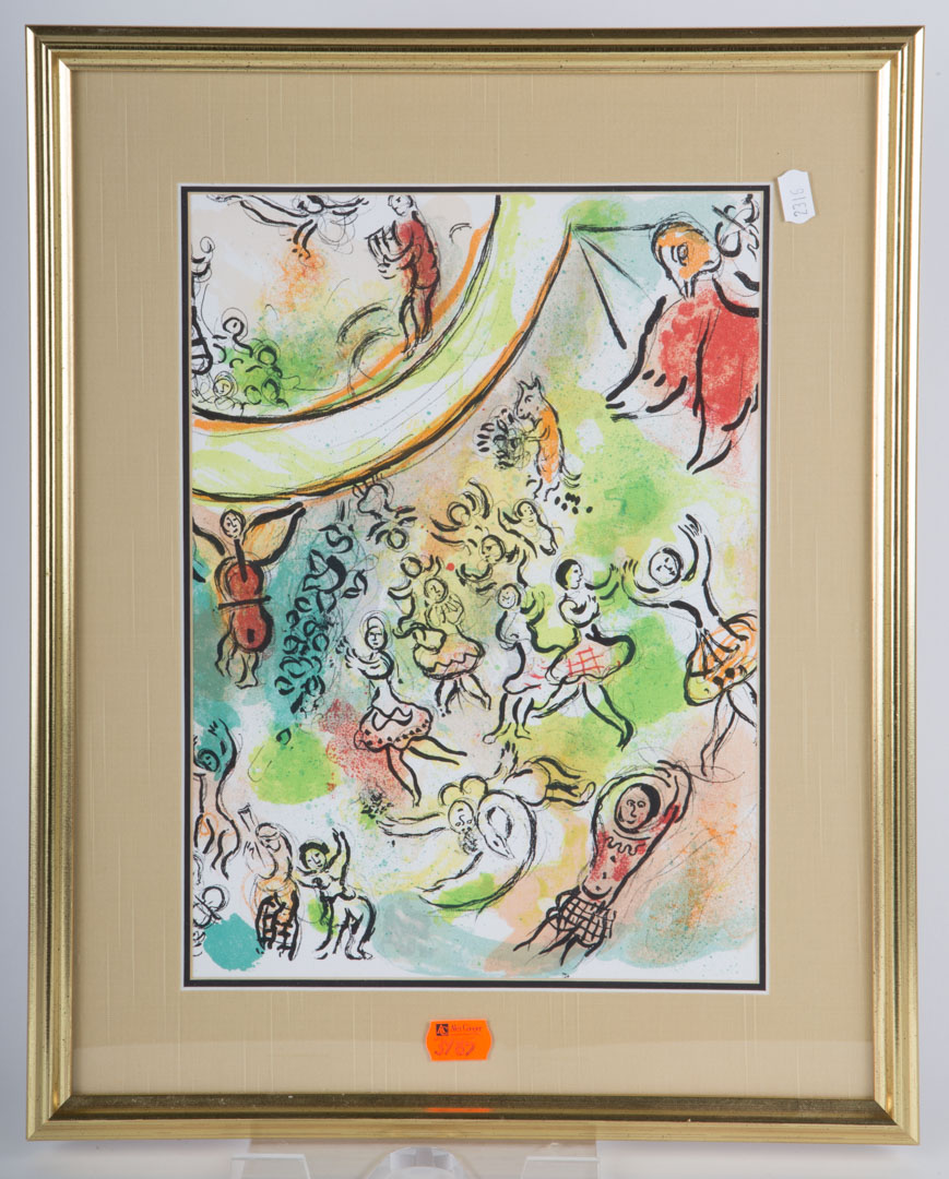 Appraisal: Marc Chagall Book plate framed