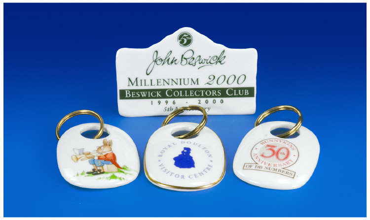 Appraisal: Royal Doulton Keyrings Australian tour BK M anniversary BK visitor