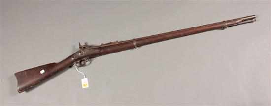 Appraisal: Springfield Allin ''Trapdoor'' percussion rifle marked ''U S Model Springfield