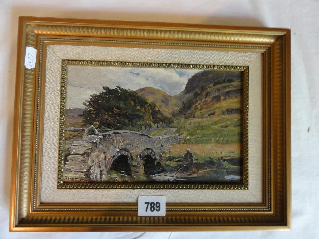 Appraisal: An early th century oil painting on board by Thomas