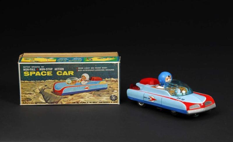 Appraisal: Space Car SX- Toy Description Japanese Made by Masudaya Working