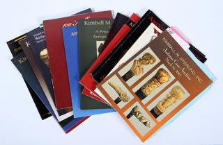 Appraisal: Kimball Sterling Cane Auction Catalogs- -