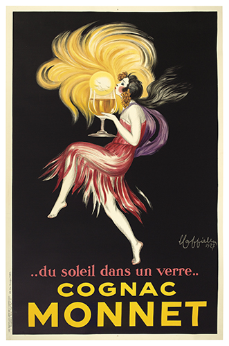 Appraisal: LEONETTO CAPPIELLO - COGNAC MONNET x inches x cm Devambez