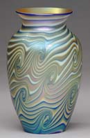 Appraisal: CONTEMPORARY KING TUT VASE Nice contemporary vase has blue and