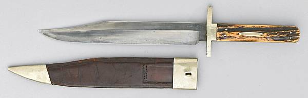 Appraisal: An English bowie knife by Joseph Rodgers amp Sons The