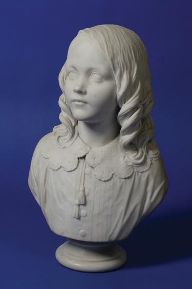 Appraisal: ALEXANDER MUNRO RA A white marble bust of Kenneth James