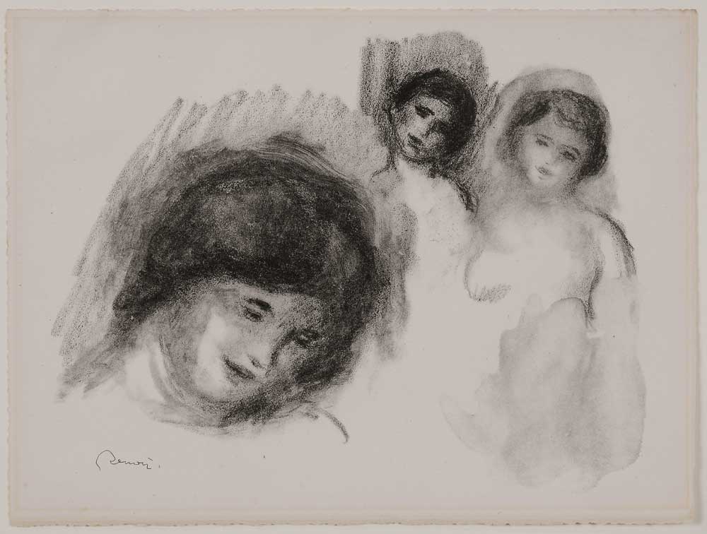 Appraisal: Pierre-Auguste Renoir French - La Pierre aux trois croquis from