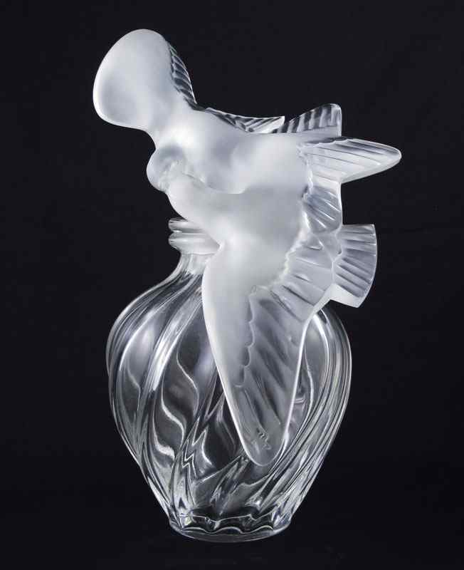 Appraisal: LALIQUE L'AIR DU TEMPS PERFUME FACTICE BOTTLE Lalique for Nina