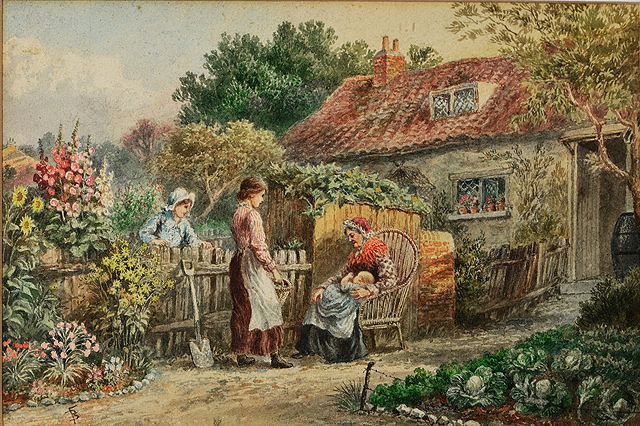 Appraisal: CIRCLE OF MYLES BIRKET FOSTER - A summer day with