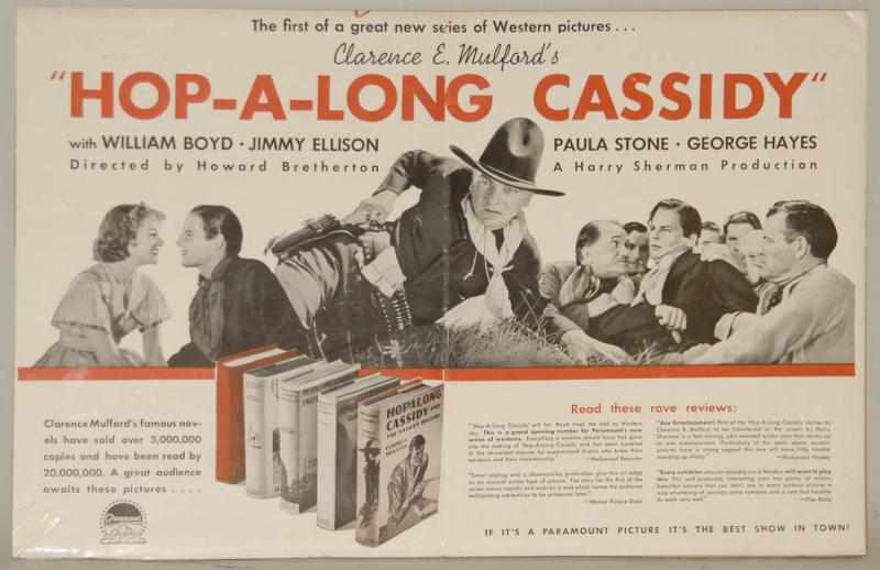 Appraisal: Lot of Hopalong Cassidy Paper Items Including an Old Colorado