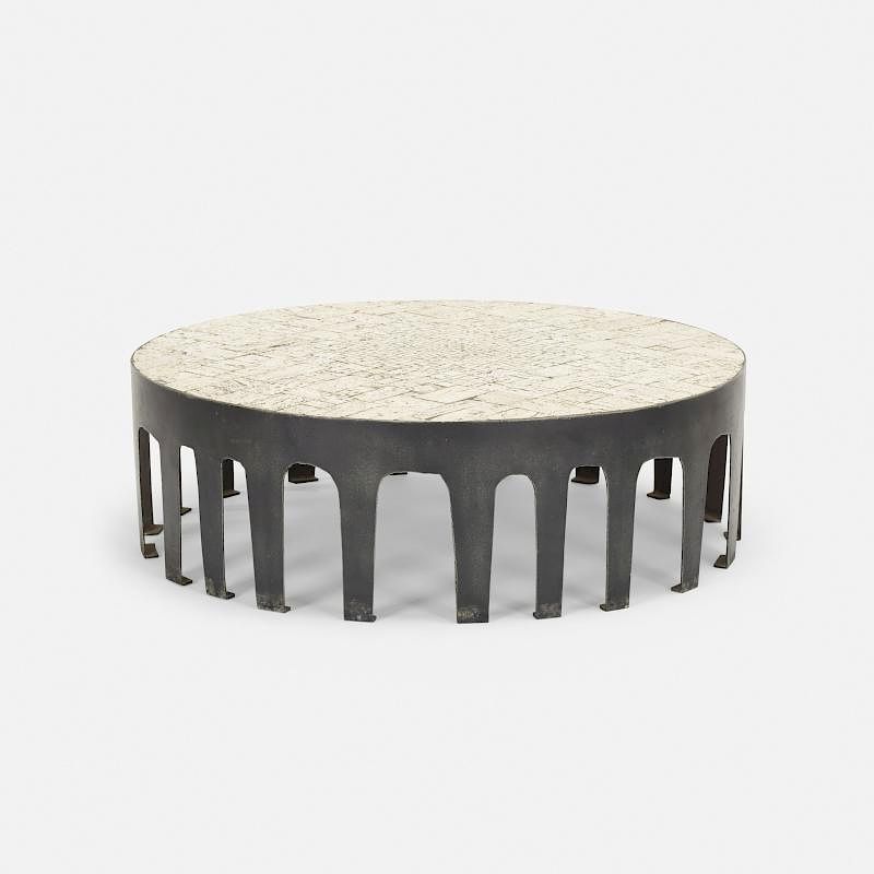 Appraisal: Pia Manu coffee table Pia Manu coffee table Belgium c