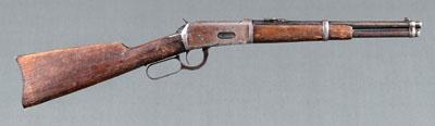 Appraisal: Winchester trapper carbine lever action WCF caliber serial number in