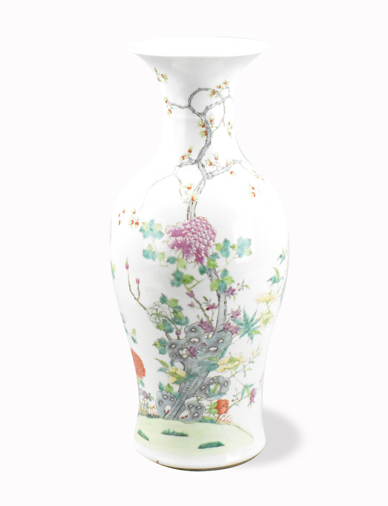 Appraisal: A large Chinese famille rose vase dating from the Republic