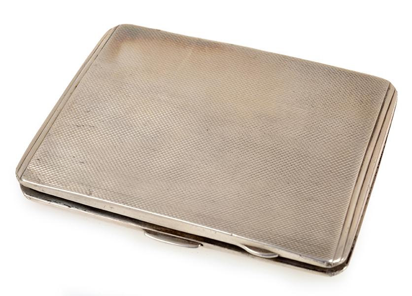 Appraisal: VICTORIAN BIRMINGHAM STERLING SILVER CIGARETTE CASE CIRCA