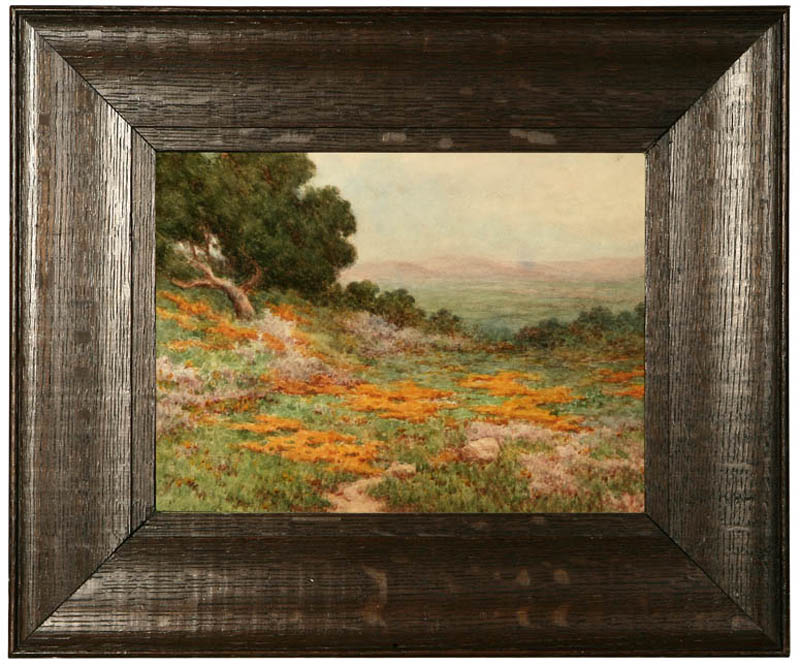 Appraisal: California Poppy School early th c initialed California Poppy School