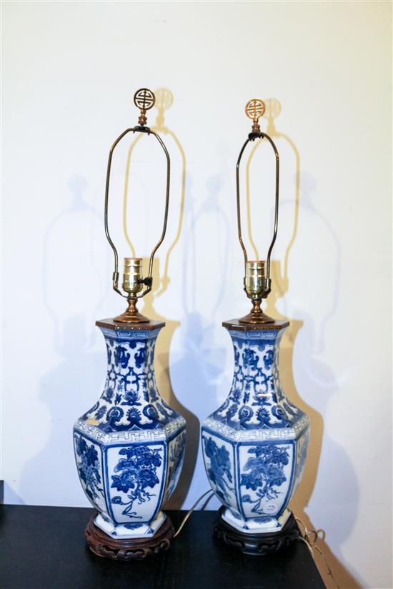 Appraisal: Sale Lot A Pair of Chinese Blue and White Porcelain