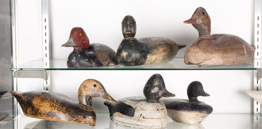 Appraisal: LOT OF DUCK DECOYS WITH ORIGINAL OR OLD WORKING PAINT