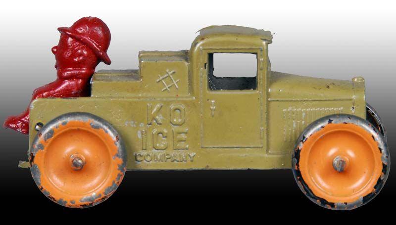 Appraisal: Tootsietoy KO Ice Co Toy Truck Description '' L Moderate