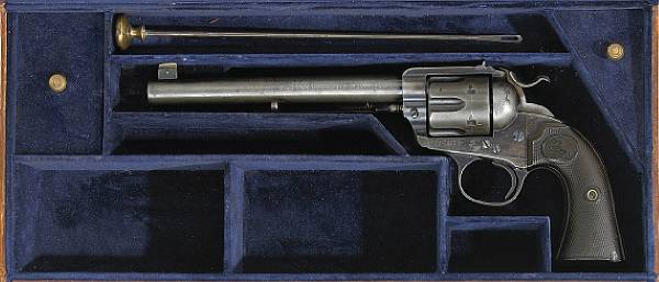 Appraisal: A rare cased Colt Bisley Flattop Target Model revolver in