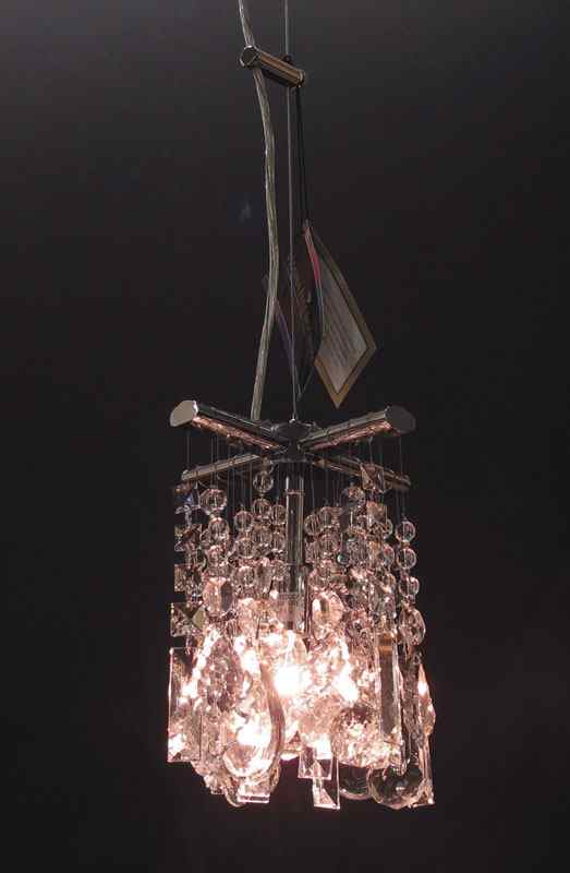 Appraisal: VIENNA FULL SPECTRUM CRYSTAL CHANDELIER Contemporary never used or hung