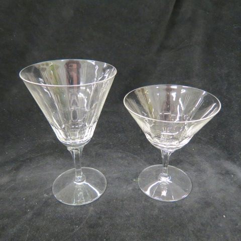 Appraisal: pcs Fostoria Cut Crystal Stems tall and low signed excellent