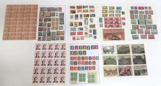 Appraisal: Collection Of Stamps Collection Of Stamps Six plastic binders with