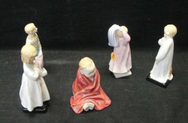 Appraisal: ROYAL DOULTON Figurines Bedtime Children Series HN HN HN HN