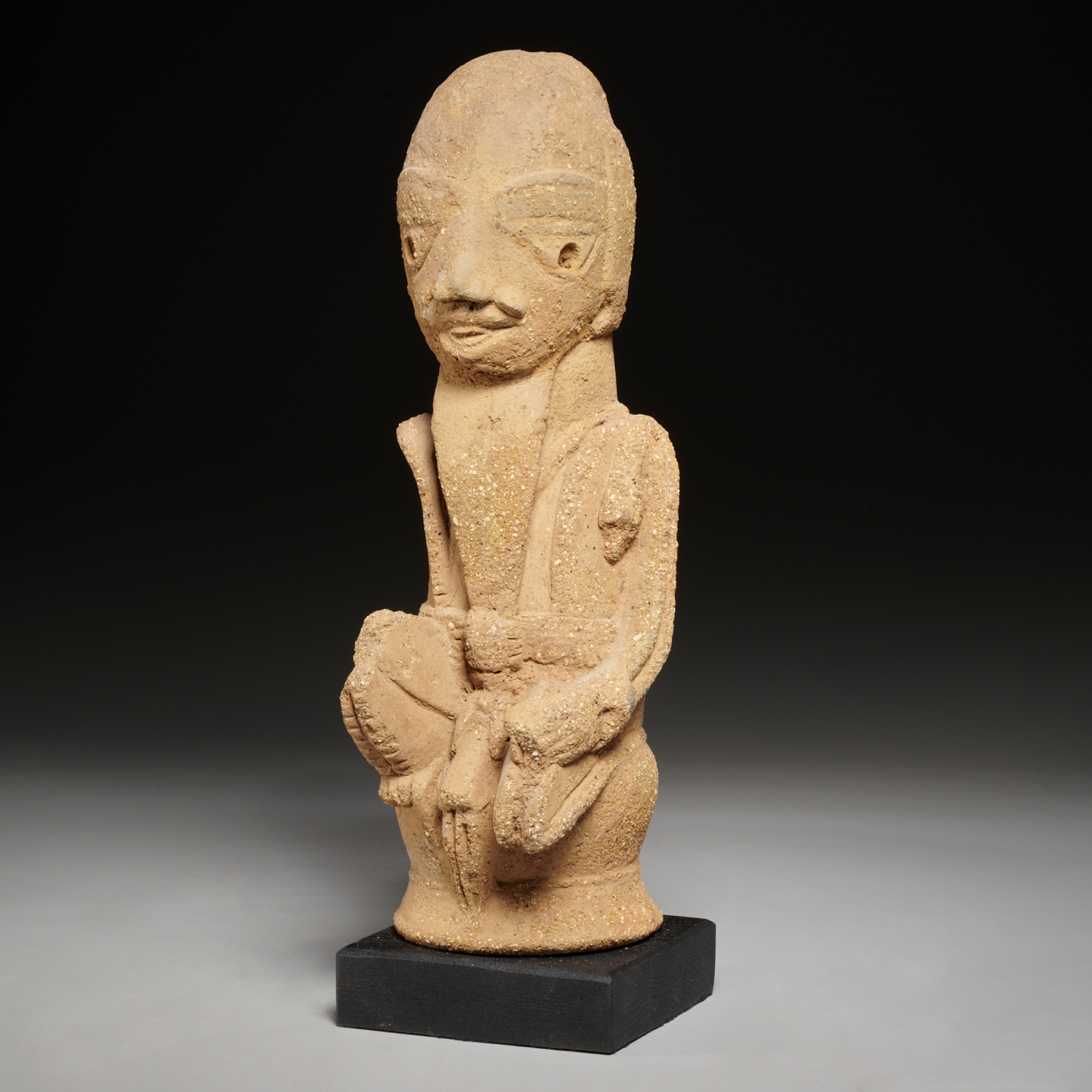 Appraisal: NOK CULTURE FIRED CLAY FIGURE Likely c BCE - CE