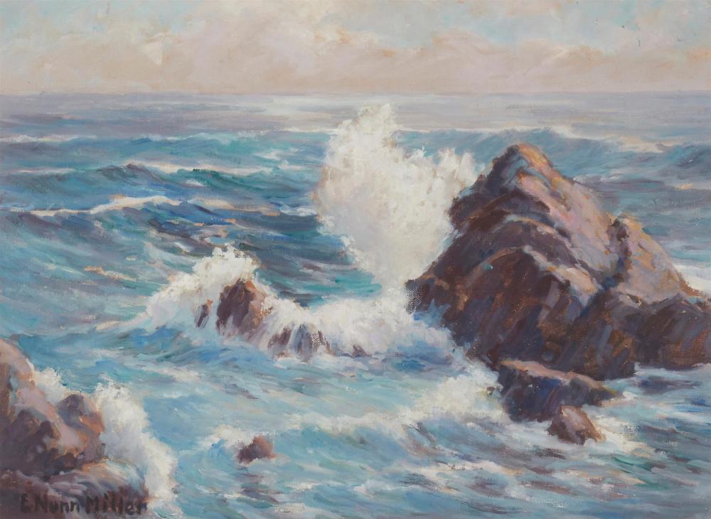 Appraisal: Evylena Nunn Miller - Santa Ana CA Laguna Breakers Oil