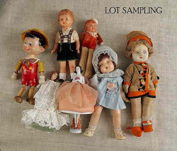 Appraisal: Group of miscellaneous dolls to include Chad Valley R and