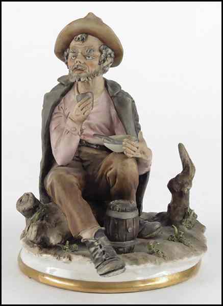 Appraisal: MARIO ALPARONE CAPODIMONTE PORCELAIN FIGURE Height '' Condition No Specific