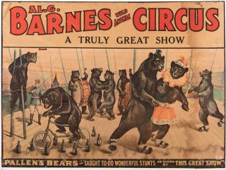 Appraisal: Al G Barnes Pallen's Bears Taught to Do Wonderful Stunts