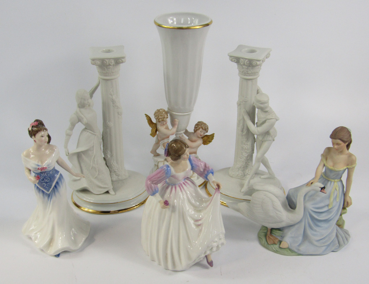 Appraisal: Two Royal Doulton figures modelled as For You HN and