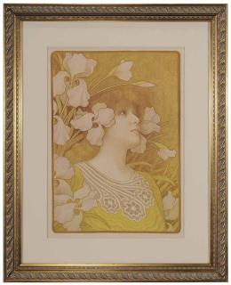 Appraisal: Paul Berthon French - Sarah Bernhardt signed lower left in